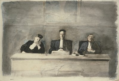 Les Trois Juges, 1858-60 - Honoré Daumier