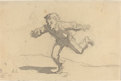 Le jeune courrier - Honoré Daumier