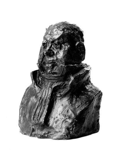 Les bustes chargés des Célébrités du Juste Milieu. Caricature par Alexandre Lecomte (ca. 1788-?), magistrat. Le subtil. Sculpture par Honoré Daumier (1808-1879) XIXe siècle. Inv L 48.10 Dim en cm H 17 x L 1 Musée des Beaux Arts, Palais Longchamp - Honoré Daumier