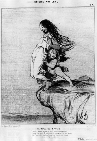 La mort de Sapho (Sappho). Série de l