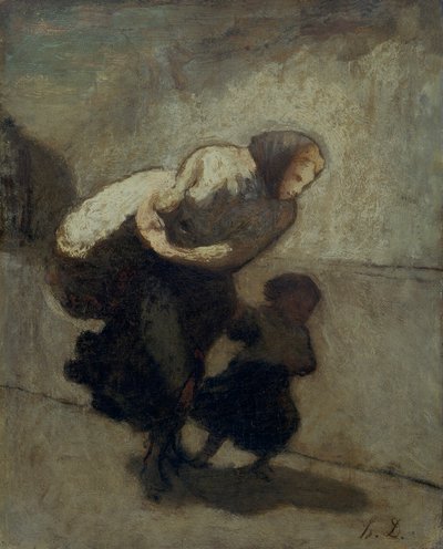 Le lourd fardeau, 1828-1879 - Honoré Daumier