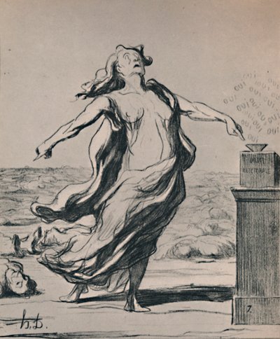 Cela a tué cela, 1871, 1946 - Honoré Daumier