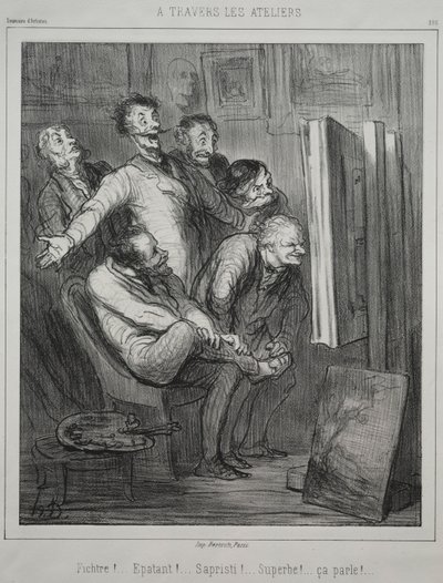 À travers les Ateliers - Honoré Daumier