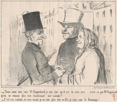 Tiens, mon ami, voici M. Chapoulard ... - Honoré Daumier