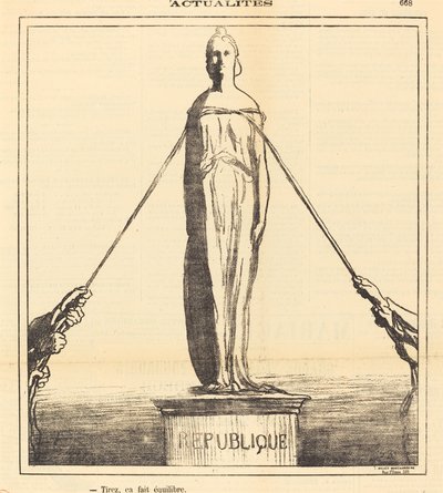 Tirez, ça fait équilibre - Honoré Daumier