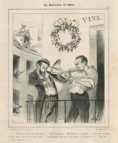 Ton, ton ... ton taine ... - Honoré Daumier