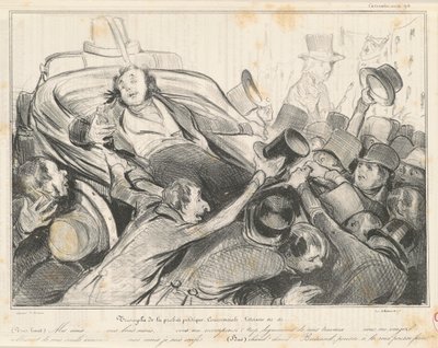 Triomphe de la probité politique commerciale - Honoré Daumier