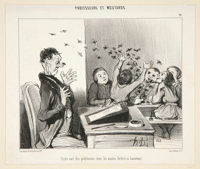 Triste sort des professeurs? - #19 pf Professeurs et Moutards - Honoré Daumier
