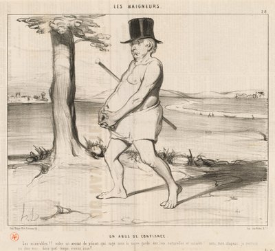 Un abus de confiance - Honoré Daumier