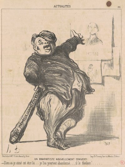 Un Bonapartiste nouvellement converti - Honoré Daumier