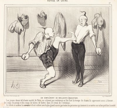 Un Complément de brillante éducation - Honoré Daumier