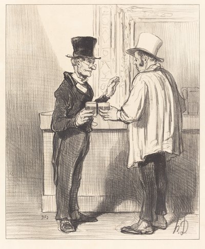 Un Défenseur... causant... dans son cabinet habituel - Honoré Daumier