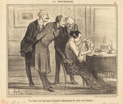 Un Faux vase du Japon faisant... - Honoré Daumier