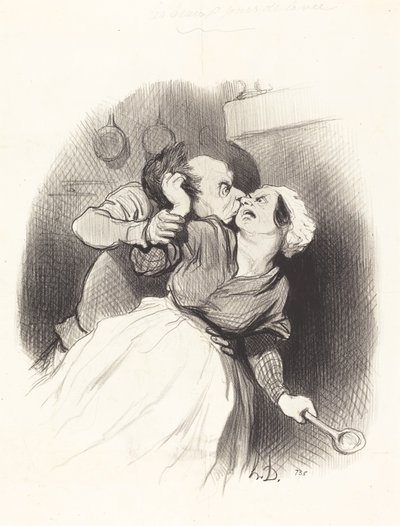 Un retour de jeunesse - Honoré Daumier