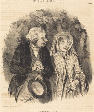 Un Retour de jeunesse - Honoré Daumier