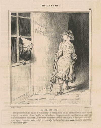 Un coléoptère chinois - Honoré Daumier