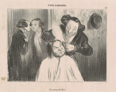 Un coup de feu! - Honoré Daumier