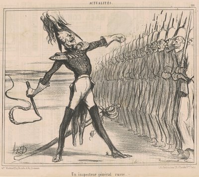 Un inspecteur général russe - Honoré Daumier