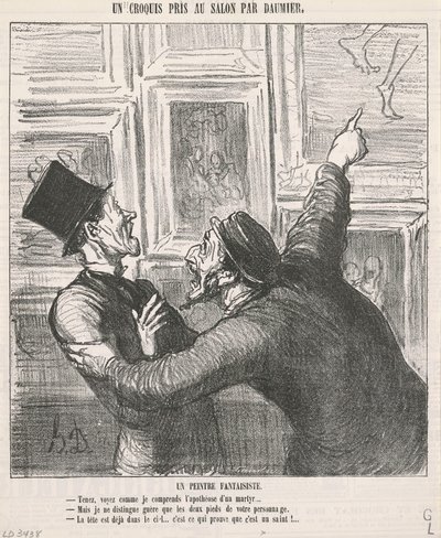 Un peintre fantaisiste - Honoré Daumier