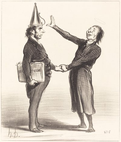 Une Alliance - Honoré Daumier