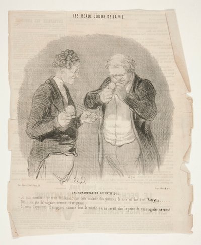 Une Consultation Scientifique, de Les Beaux Jours de la Vie - Honoré Daumier