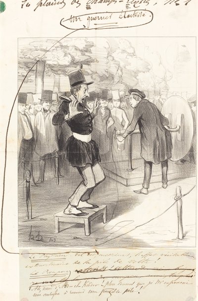 Un guerrier électrisé - Honoré Daumier