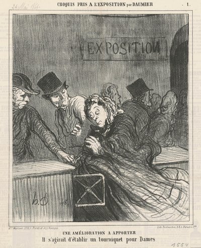 Une amélioration à apporter - Honoré Daumier