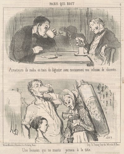 Une boisson qui ne monte jamais à la tête - Honoré Daumier