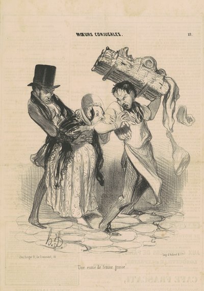 Une envie de femme enceinte - Honoré Daumier