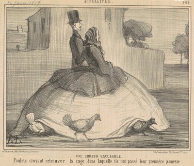 Une erreur excusable - Honoré Daumier