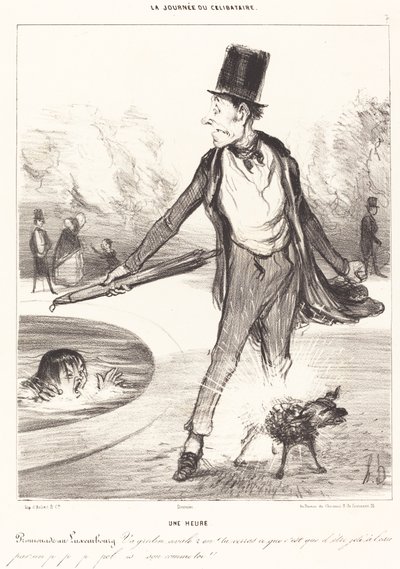Une heure - Honoré Daumier