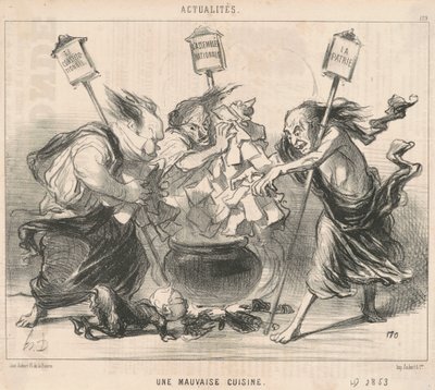 Une mauvaise cuisine - Honoré Daumier