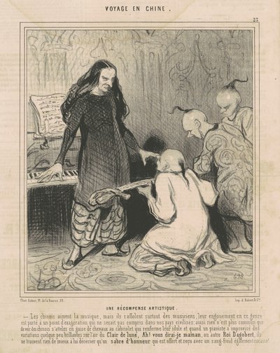 Une récompense artistique - Honoré Daumier