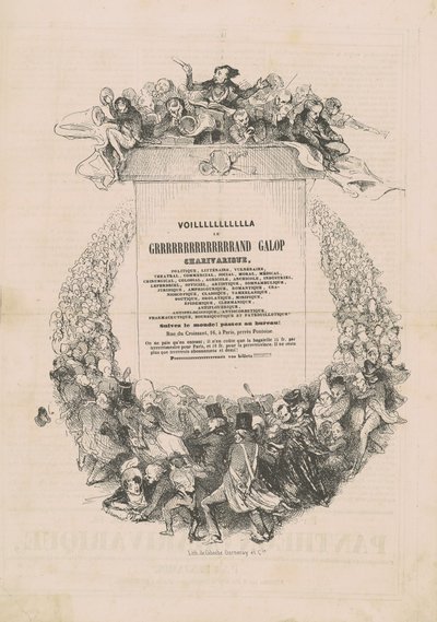VOILLLLLLLLLLLA LE GRRRRRRRRRRRRRRAND galop charivarique - Honoré Daumier