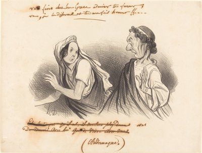 Va faire... admirer ta fureur... - Honoré Daumier