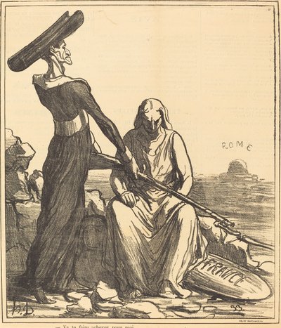 Va te faire achever pour moi - Honoré Daumier