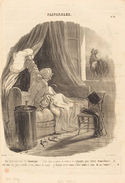 Vas-tu te taire avec tes Cocoricos... - Honoré Daumier