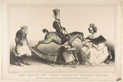 Très hautains et très puissants enfants légitimistes - Honoré Daumier