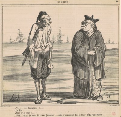 Voici les français! ... je file ... - Honoré Daumier