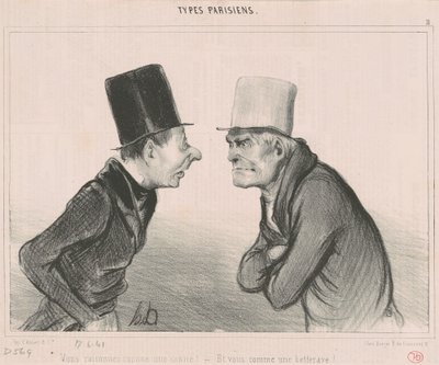 Vous raisonnez comme une canne! - Honoré Daumier