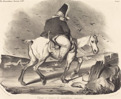 Voyage à travers les populations empressées - Honoré Daumier