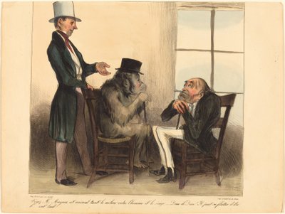 Voyez, M. Mayeux, cet animal... - Honoré Daumier