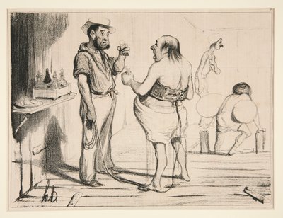 Voyez-vous, Bourgeois, vous êtes justement dans l - Honoré Daumier