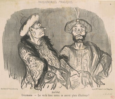 Zaïre - Honoré Daumier