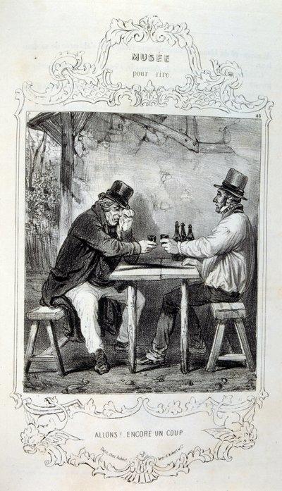 Illustrations sur les idées et légendes Philipon sous le titre Les Cent et Robert Macaire - Honoré Daumier