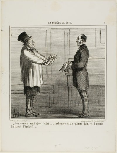 "- Je ne veux pas de vos crédits... la date d