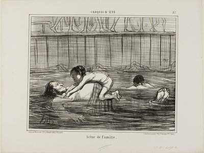 Scène de famille, planche 37 de Croquis D