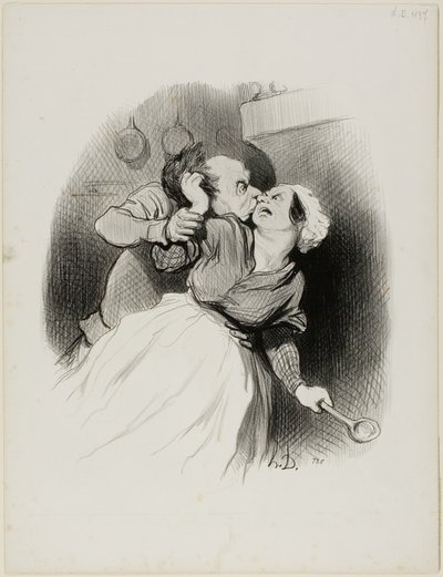 Un retour à la jeunesse. "Crie tant que tu veux, petit diable de toi.... ma femme n