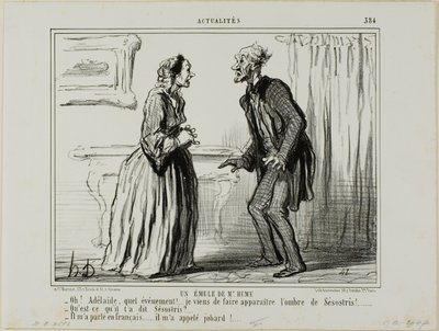 Un rival de M. Hume. "- Oh Adélaïde, quelle expérience.... Je viens de faire apparaître l