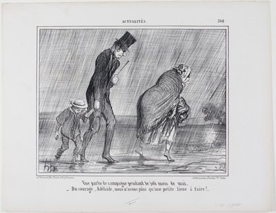Une excursion à la campagne pendant le beau mois de mai. "Courage... Adelaïde c